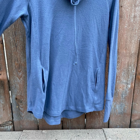 STACCATO Women’s Blue Long Sleeve Cowl Neck Soft Fuzzy Sweatshirt Size Medium - Picture 6 of 12